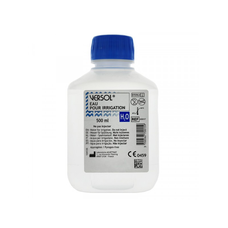 Sérum physiologique bouteille 250 ml - Boite de 12 - SMSP